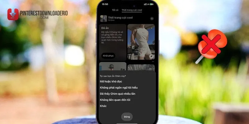 Cách xóa ghim trên Pinterest dành cho máy tính