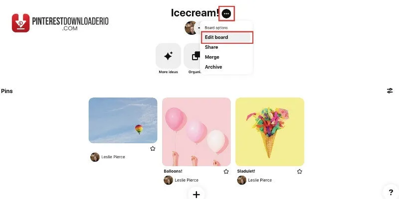 Hướng dẫn các bước xóa bảng tin Pinterest