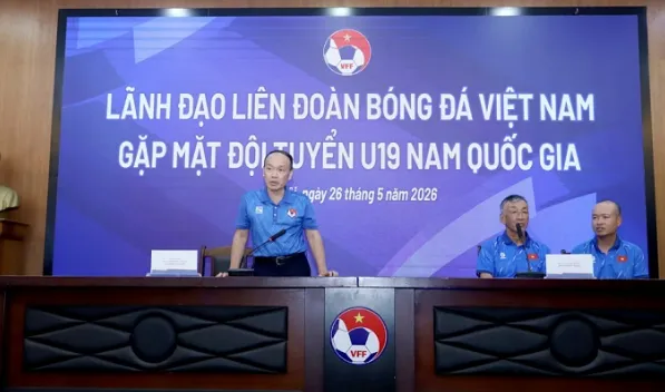 VFF Tạo Động Lực Tinh Thần Cho U19 Việt Nam
